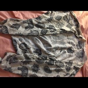 Printed Cardigan